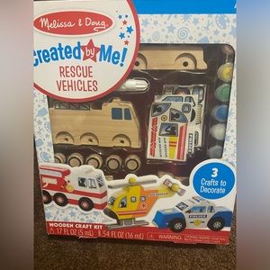 Melissa & Doug Rescue Vehicle Craft Kit ( Brand New/ Un-opened)